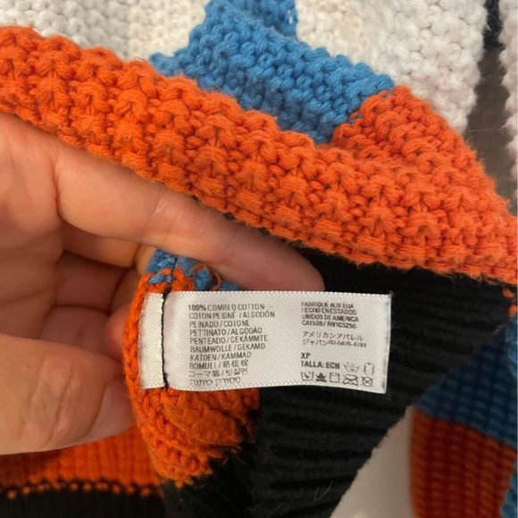 NWOT American Apparel Unisex Stripe Seed Stitch Pullover - Picture 5 of 5